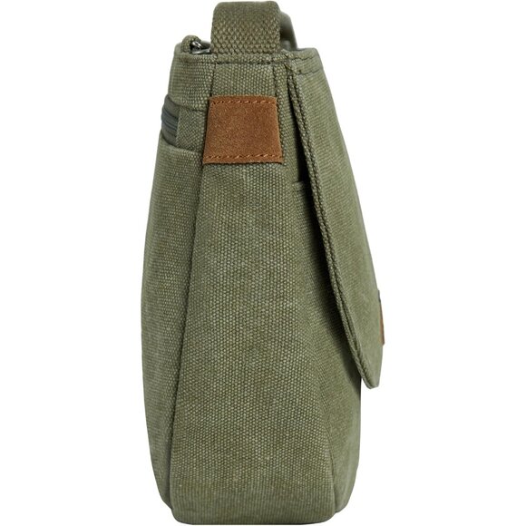 Unisex Canvas Crossbody Bag Anti-Theft RFID Lock Durable Travel Statement - Picture 8 of 13